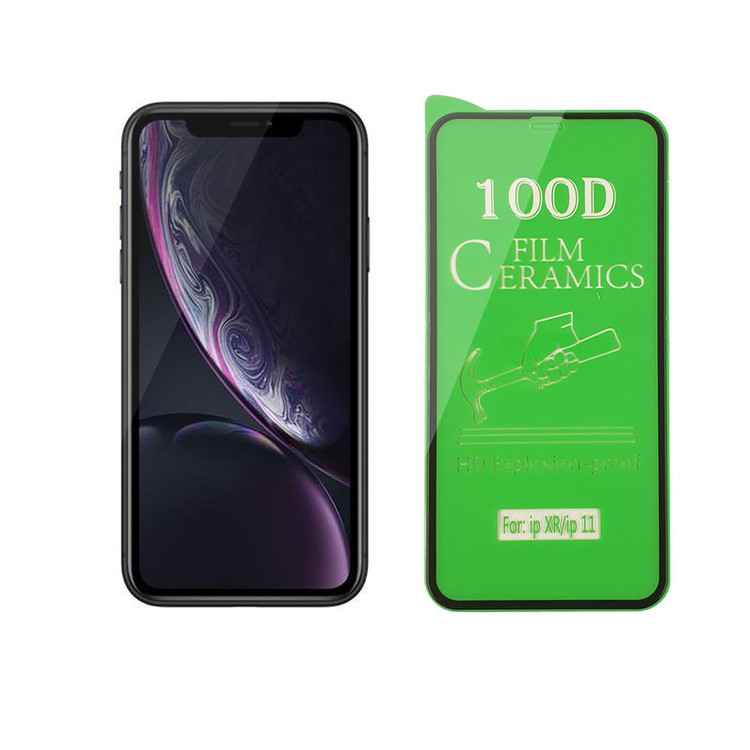 محافظ صفحه نمایش سرامیکی گریفین مدل FLCRG GN me مناسب برای گوشی موبایل اپل iPhone XR