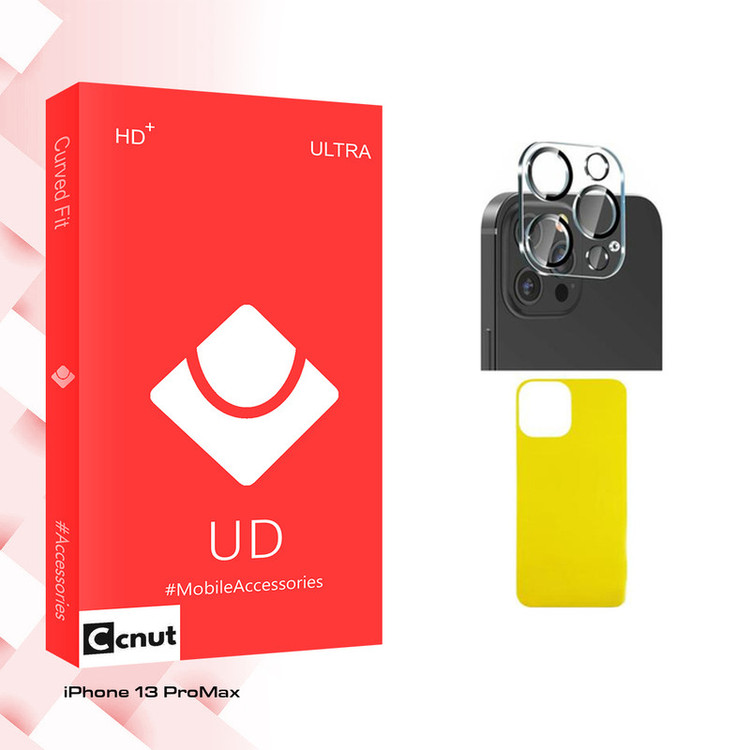 محافظ پشت گوشی کوکونات مدل UD Ultra FLL مناسب برای گوشی موبایل اپل iPhone 13 ProMax به همراه محافظ لنز دوربین
