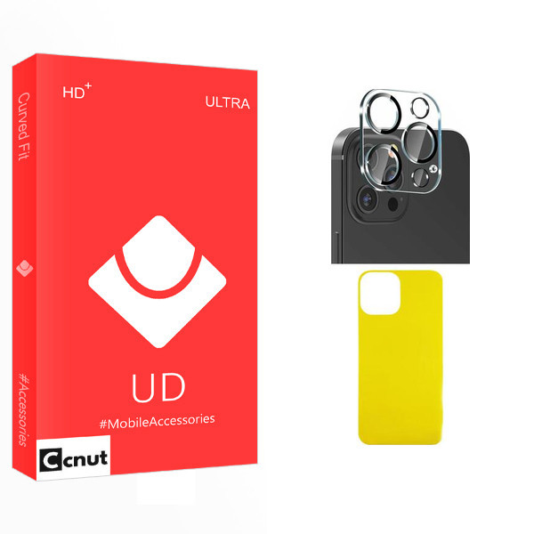 محافظ پشت گوشی کوکونات مدل UD Ultra FLL مناسب برای گوشی موبایل اپل iPhone 13 ProMax به همراه محافظ لنز دوربین