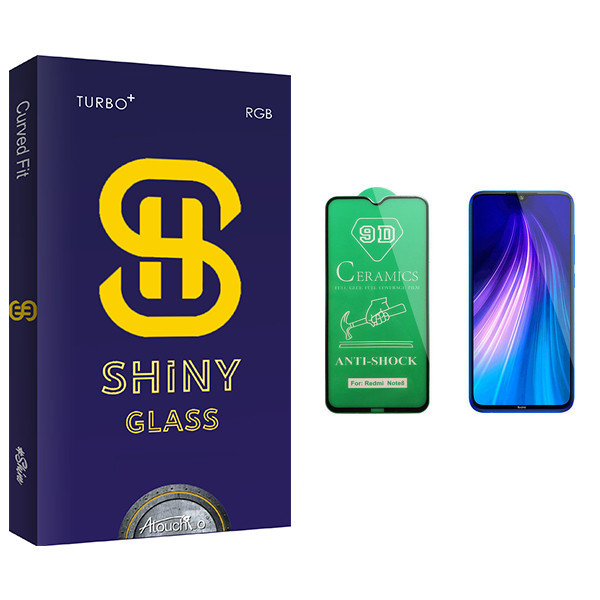 محافظ صفحه نمایش سرامیکی آتوچبو مدل Shiny Glass مناسب برای گوشی موبایل شیائومی Redmi Note 8
