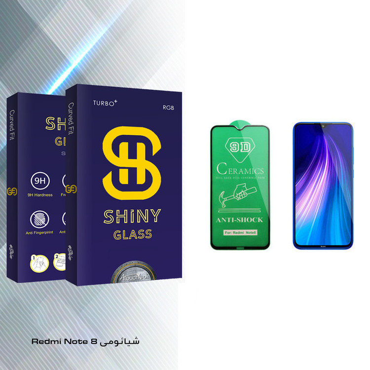 محافظ صفحه نمایش سرامیکی آتوچبو مدل Shiny Glass مناسب برای گوشی موبایل شیائومی Redmi Note 8