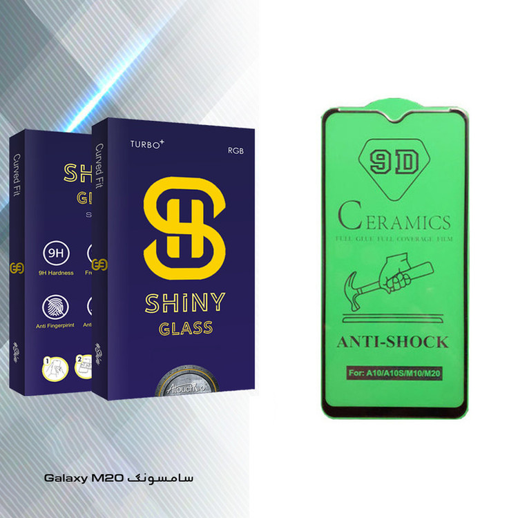 محافظ صفحه نمایش سرامیکی آتوچبو مدل Shiny مناسب برای گوشی موبایل سامسونگ Galaxy M20