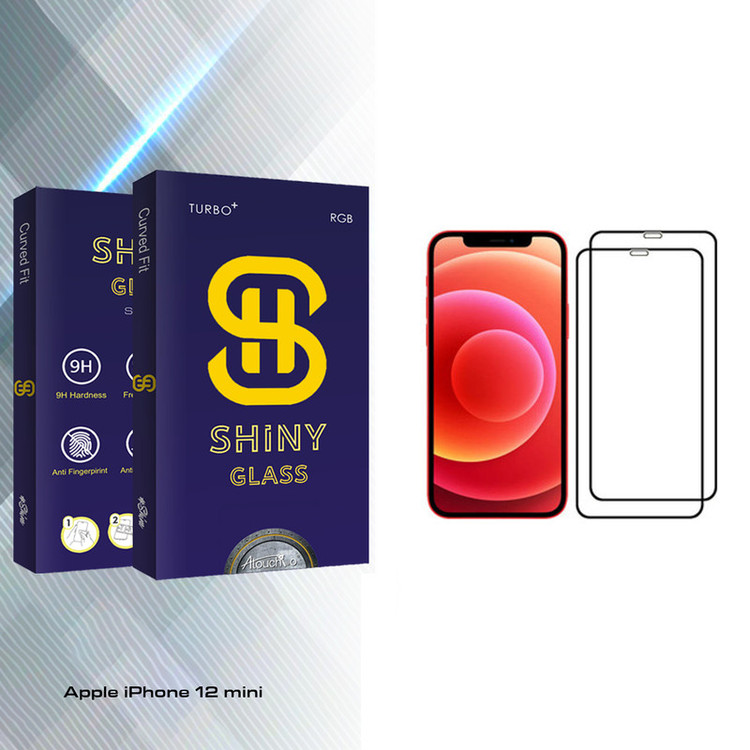 محافظ صفحه نمایش آتوچبو مدل Shiny Glass مناسب برای گوشی موبایل اپل iPhone 12 mini بسته دو عددی