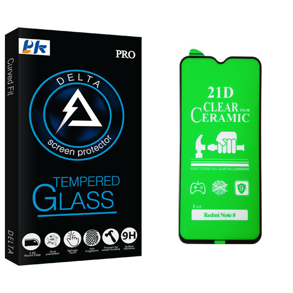 محافظ صفحه نمایش سرامیکی پی کی مدل Delta Glass مناسب برای گوشی موبایل شیائومی Note 8