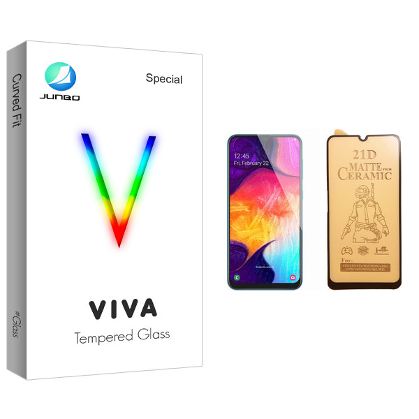 محافظ صفحه نمایش سرامیکی جانبو مدل Viva Glass مناسب برای گوشی موبایل سامسونگ Galaxy A50