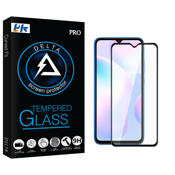 محافظ صفحه نمایش سرامیکی پی کی مدل Delta Glass مناسب برای گوشی موبایل شیائومی Redmi 9