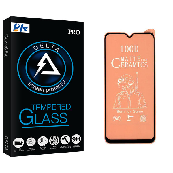 محاظ صفحه نمایش مات پی کی مدل Delta Glass مناسب برای گوشی موبایل شیائومی Redmi Note 8 Pro