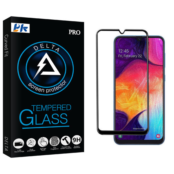 محافظ صفحه نمایش پی کی مدل Delta Glass مناسب برای گوشی موبایل سامسونگ Galaxy A30s