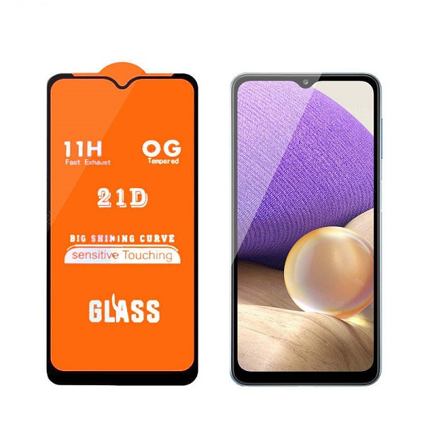 محافظ صفحه نمایش روبیکس مدل FL-A32 مناسب برای گوشی موبایل سامسونگ Galaxy A32 به همراه محافظ لنز دوربین
