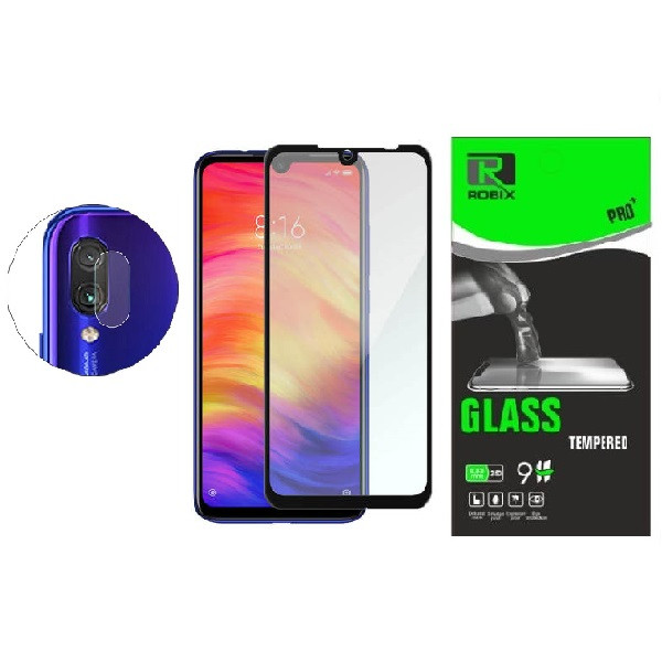 محافظ صفحه نمایش روبیکس مدلFLNote 7مناسب برای گوشی موبایل شیائومی Note 7 به همراه محافظ لنز دوربین