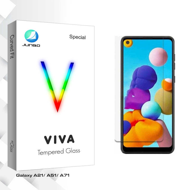 محافظ صحفه نمایش جانبو مدل Viva Glass مناسب برای گوشی موبایل سامسونگ Galaxy A21/ A51/ A71