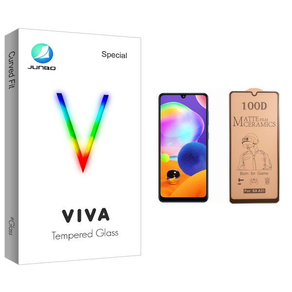 محافظ صفحه نمایش سرامیکی جانبو مدل Viva Glass مناسب برای گوشی موبایل سامسونگ Galaxy A31