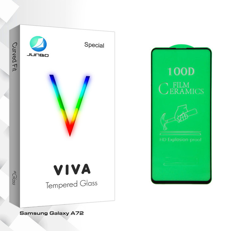 محافظ صفحه نمایش جانبو مدل Viva Glass مناسب برای گوشی موبایل سامسونگ Galaxy A72