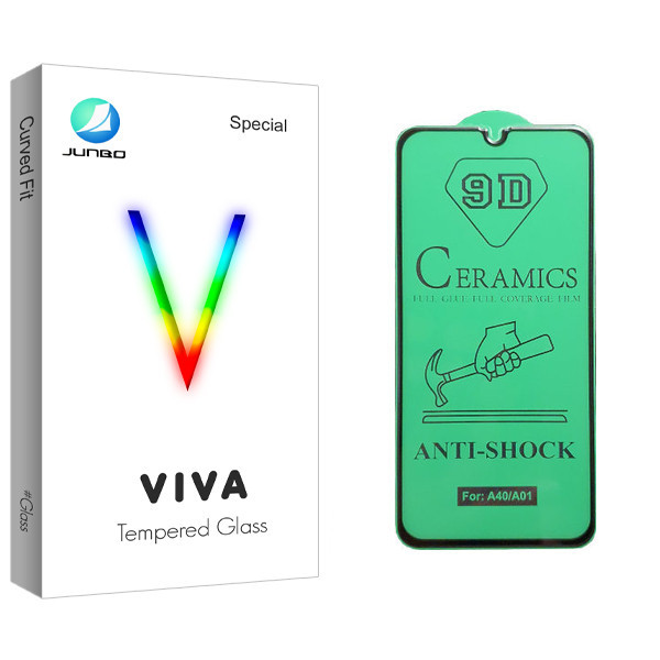محافظ صفحه نمایش سرامیکی جانبو مدل Viva Glass مناسب برای گوشی موبایل سامسونگ Galaxy A01
