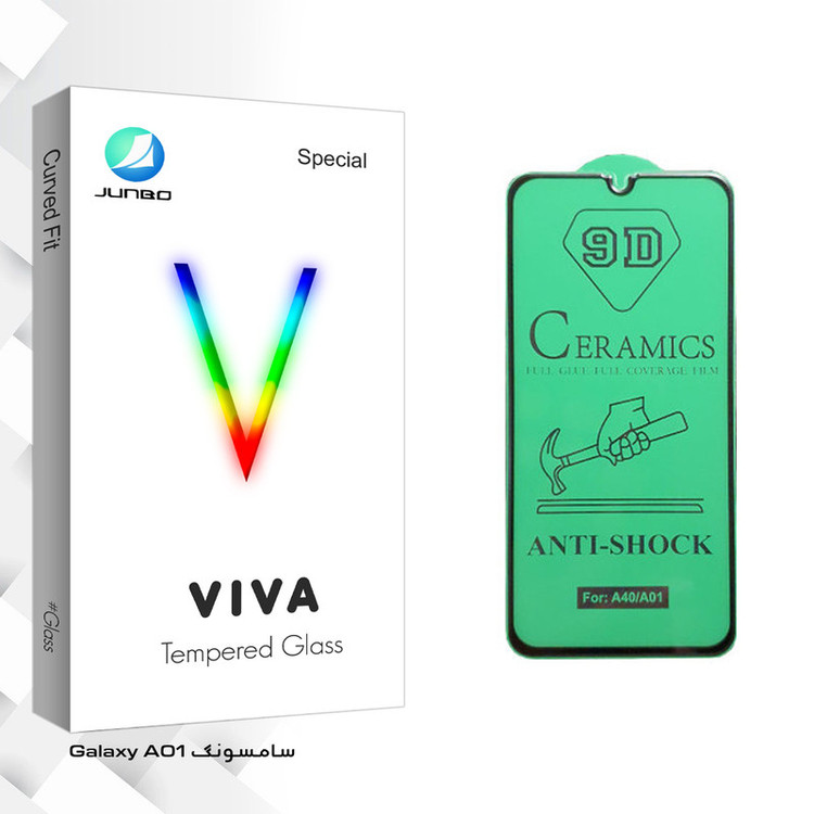 محافظ صفحه نمایش سرامیکی جانبو مدل Viva Glass مناسب برای گوشی موبایل سامسونگ Galaxy A01