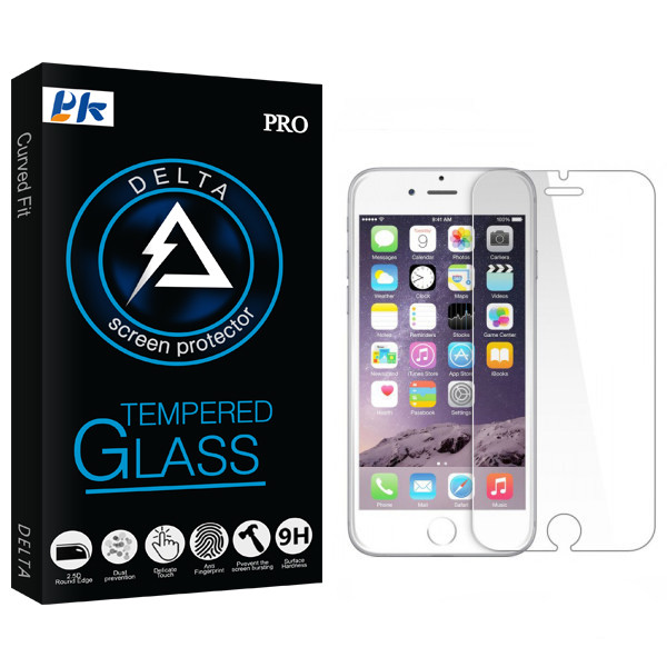 محافظ صفحه نمایش پی کی مدل Delta Glass مناسب برای گوشی موبایل اپل iPhone 6s