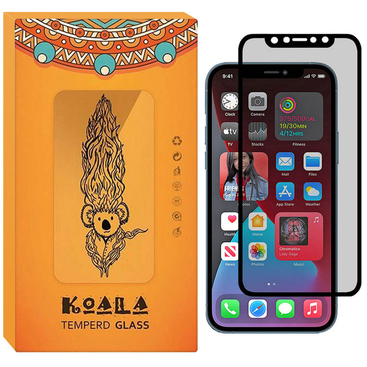 محافظ صفحه نمایش حریم شخصی کوالا مدل PRY_01 مناسب برای گوشی موبایل اپل iPhone 12 mini