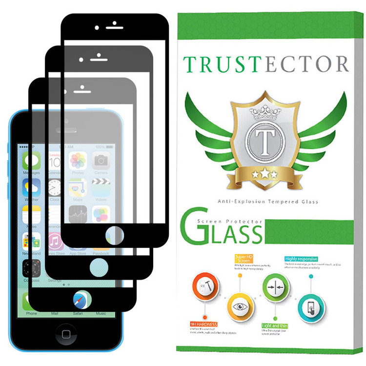 محافظ صفحه نمایش سرامیکی تراستکتور مدل CMT مناسب برای گوشی موبایل اپل iPhone 5 بسته 3 عددی