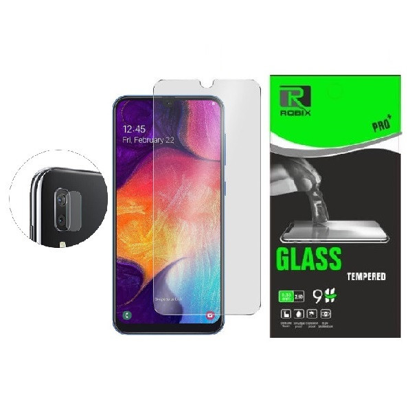 محافظ صفحه نمایش روبیکس مدل SADA30مناسب برای گوشی موبایل سامسونگ Galaxy A30 به همراه محافظ لنز دوربین