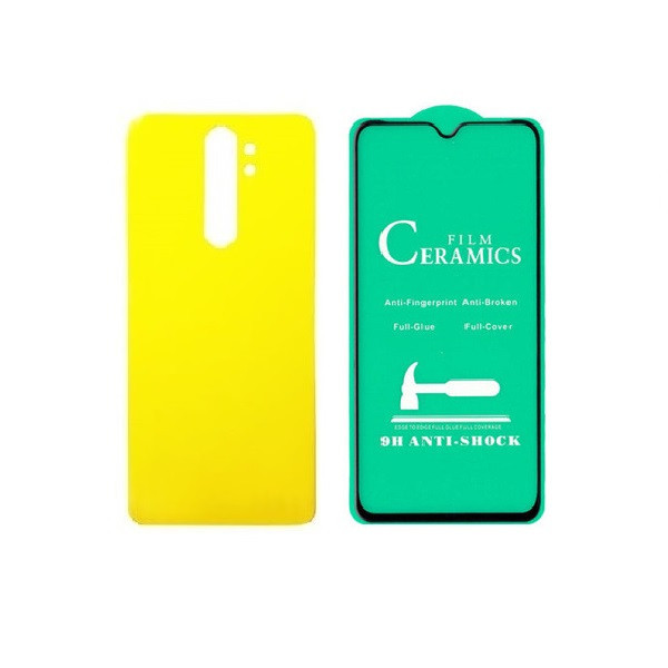 محافظ صفحه نمایش جانبو مدل CR مناسب برای گوشی موبایل شیائومی Redmi Note 8 Pro به همراه محافظ پشت گوشی