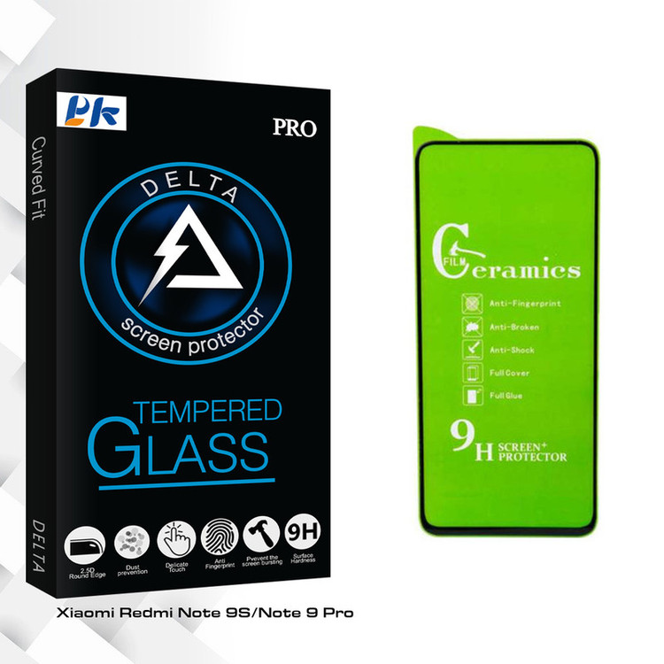 محافظ صفحه نمایش پی کی مدل Delta Glass مناسب برای گوشی موبایل شیائومی Redmi Note 9S
