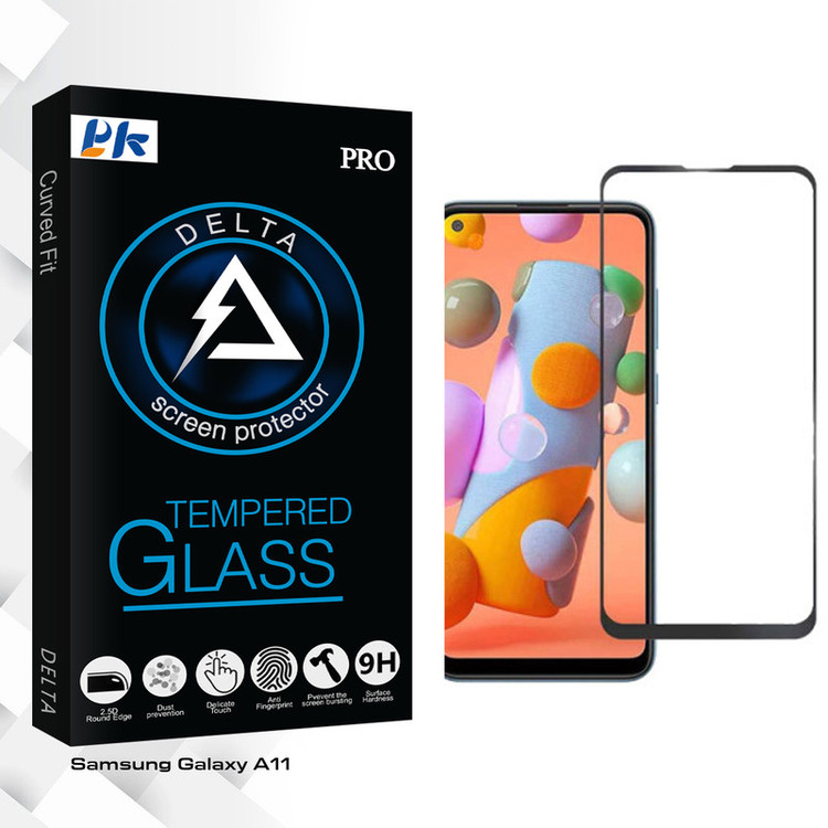 محافظ صفحه نمایش پی کی مدل Delta Glass مناسب برای گوشی موبایل سامسونگ galaxy a11