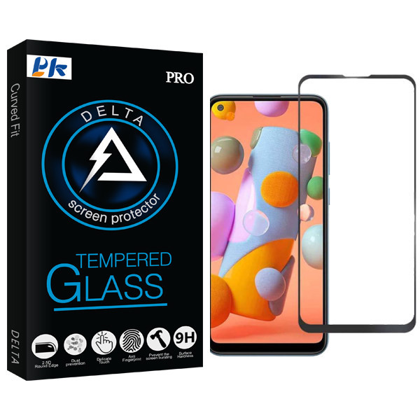 محافظ صفحه نمایش پی کی مدل Delta Glass مناسب برای گوشی موبایل سامسونگ galaxy a11