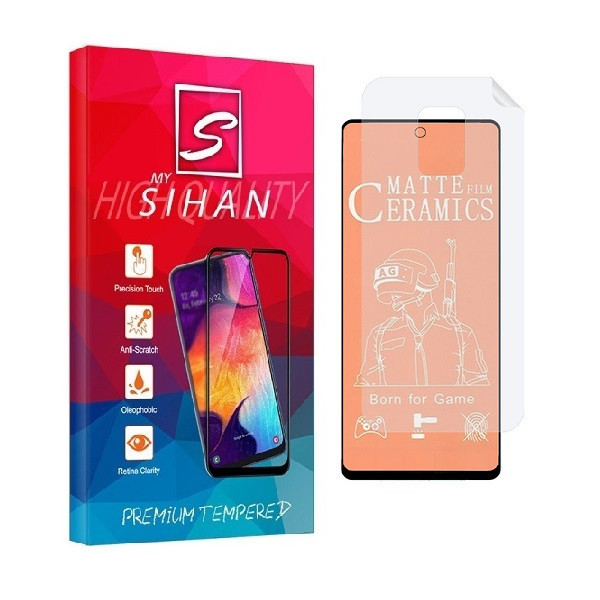 محافظ صفحه نمایش مات مای سیحان مدل 2CMN مناسب برای گوشی موبایل شیائومی Redmi Note 9 Pro به همراه محافظ پشت گوشی