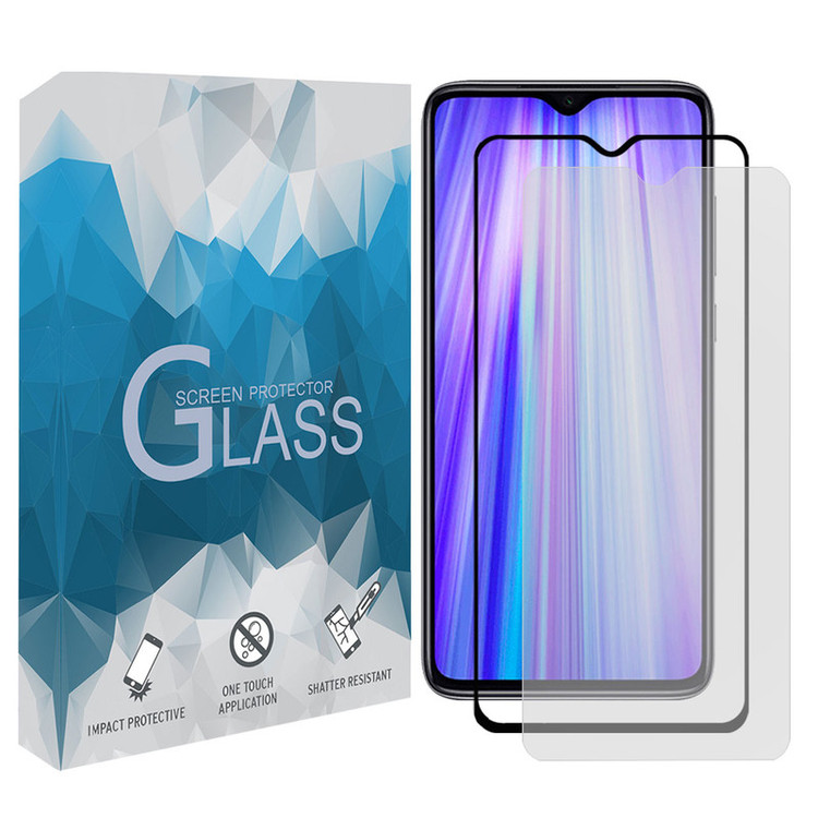 محافظ صفحه نمایش مدل FTGSP مناسب برای گوشی موبایل شیائومی Redmi Note 8 Pro مجموعه دو عددی