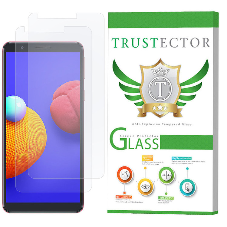 محافظ صفحه نمایش تراستکتور مدل GLS مناسب برای گوشی موبایل سامسونگ Galaxy A01 Core بسته 2 عددی