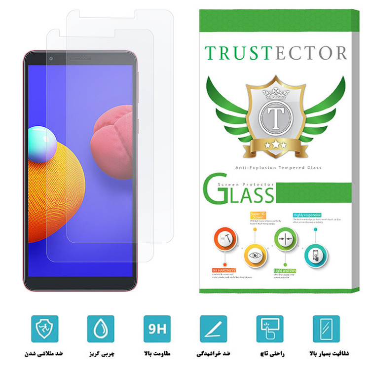 محافظ صفحه نمایش تراستکتور مدل GLS مناسب برای گوشی موبایل سامسونگ Galaxy A01 Core بسته 2 عددی