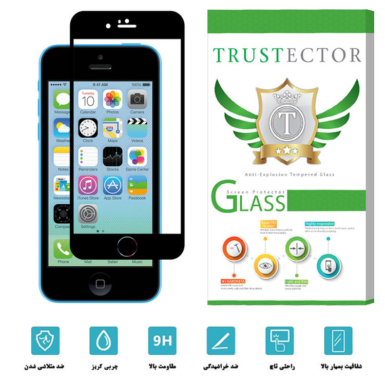 محافظ صفحه نمایش سرامیکی تراستکتور مدل CMC-T مناسب برای گوشی موبایل اپل iPhone 5