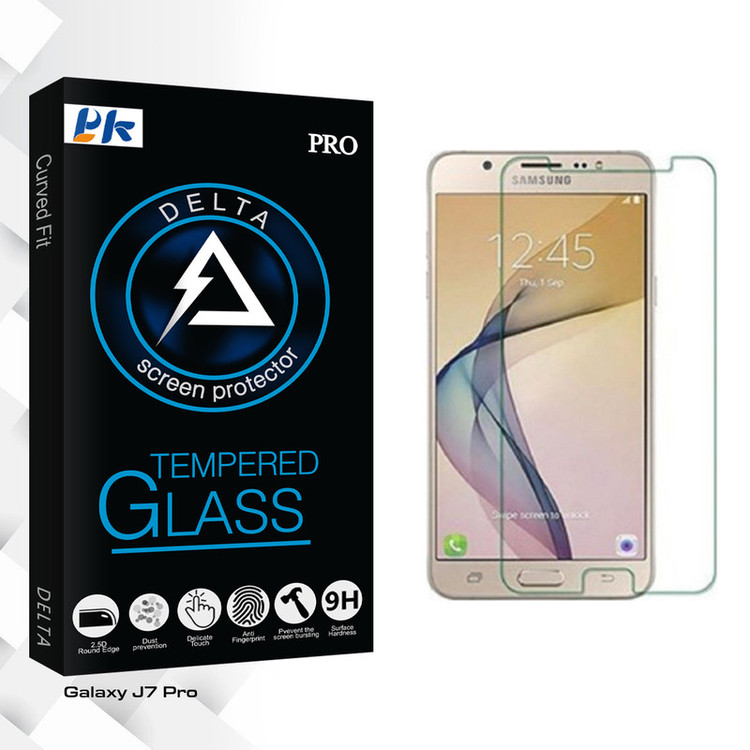 محافظ صفحه نمایش شیشه ای پی کی مدل Delta Glass مناسب برای گوشی موبایل سامسونگ Galaxy J7 Pro