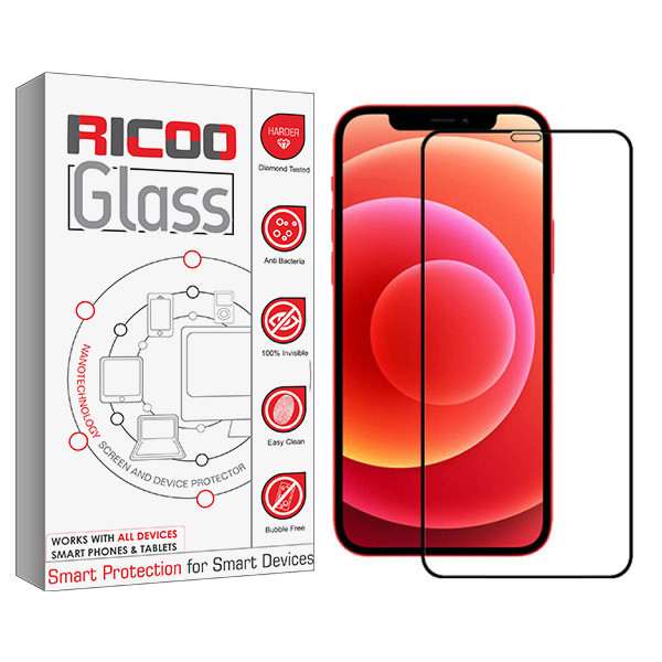 محافظ صفحه نمایش سرامیکی ریکوو مدل +HD مناسب برای گوشی موبایل اپل Iphone 12