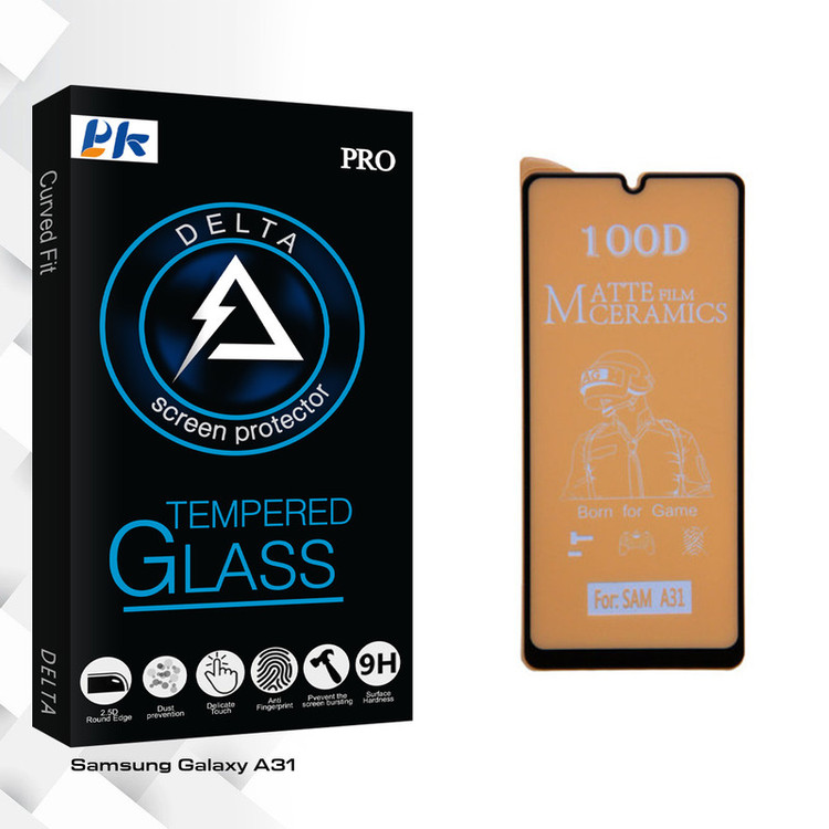 محافظ صفحه نمایش مات پی کی مدل Delta Glass مناسب برای گوشی موبایل سامسونگ Galaxy A31