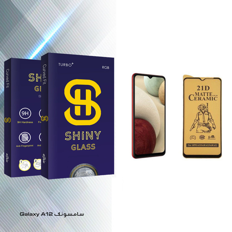محافظ صفحه نمایش سرامیکی آتوچبو مدل Shiny Glass مناسب برای گوشی موبایل سامسونگ Galaxy A12
