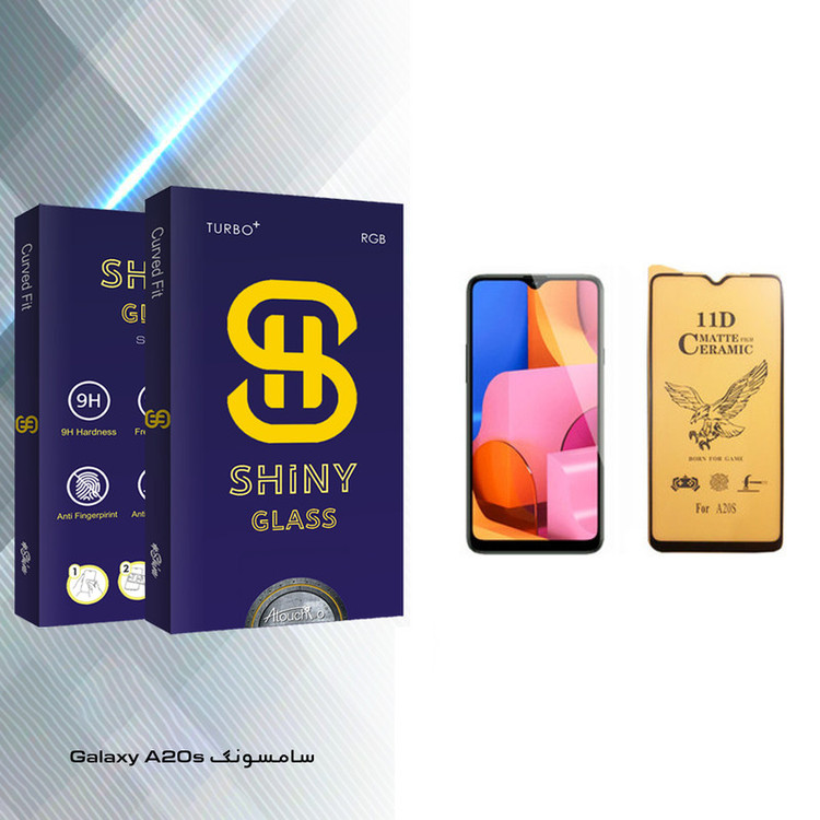 محافظ صفحه نمایش سرامیکی آتوچبو مدل Shiny Glass مناسب برای گوشی موبایل سامسونگ Galaxy A20s