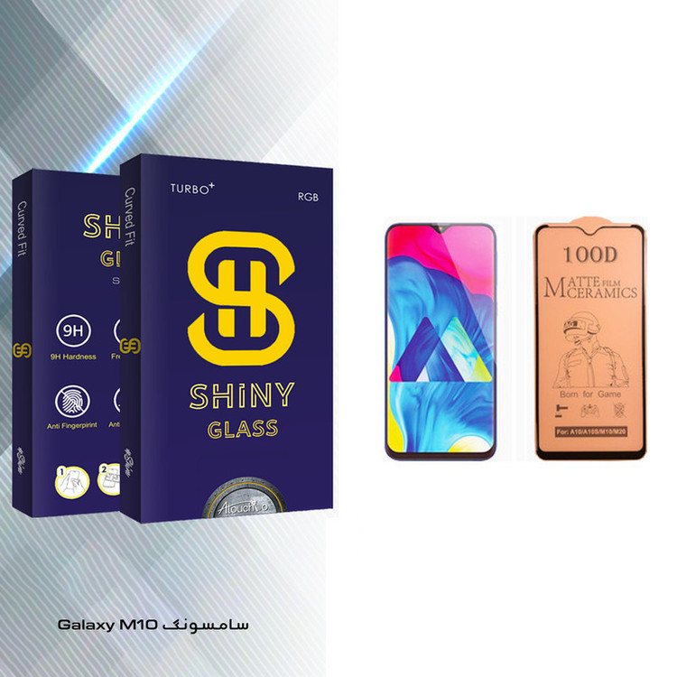 محافظ صفحه نمایش سرامیکی آتوچبو مدل Shiny Glass مناسب برای گوشی موبایل سامسونگ Galaxy M10