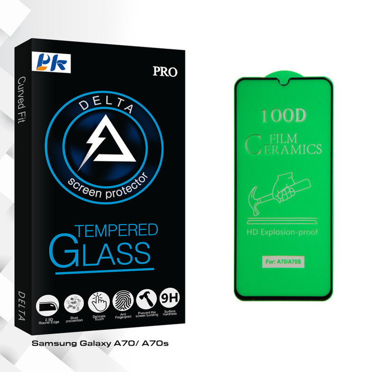 محافظ صفحه نمایش پی کی مدل Delta Glass مناسب برای گوشی موبایل سامسونگ Galaxy A70/ A70s
