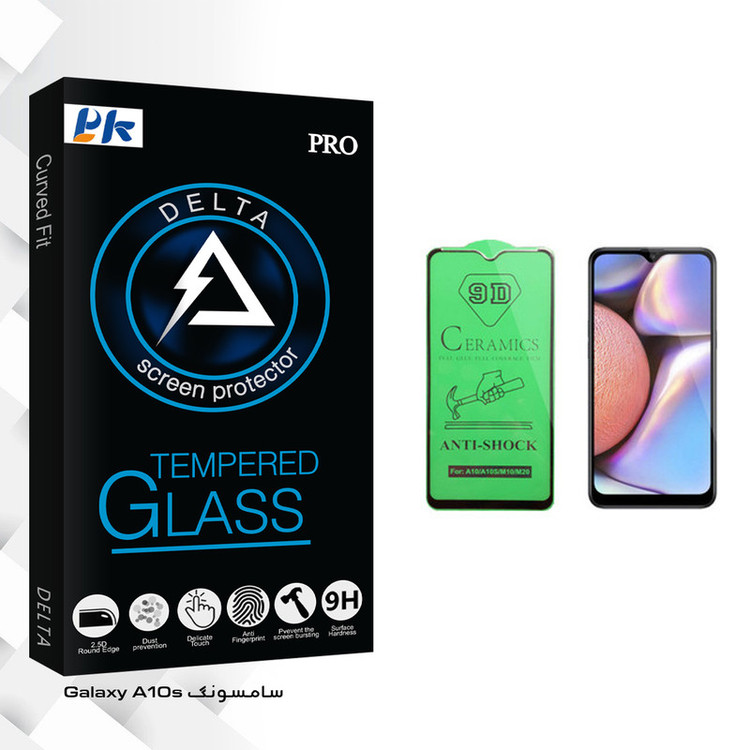 محافظ صفحه نمایش سرامیکی پی کی مدل Delta Glass مناسب برای گوشی موبایل سامسونگ Galaxy A10s