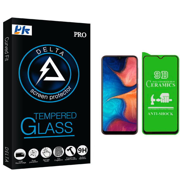 محافظ صفحه نمایش سرامیکی پی کی مدل Delta Glass مناسب برای گوشی موبایل سامسونگ Galaxy A30