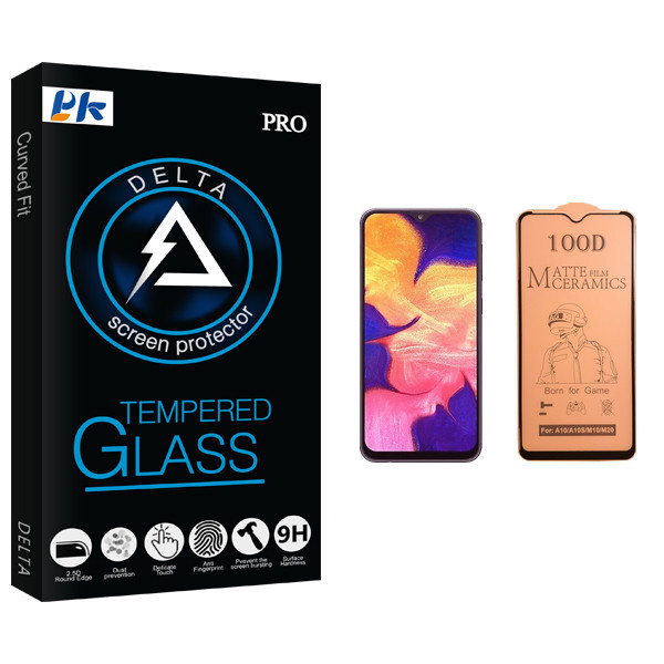 محافظ صفحه نمایش سرامیکی پی کی مدل Delta Glass مناسب برای گوشی موبایل سامسونگ Galaxy A10