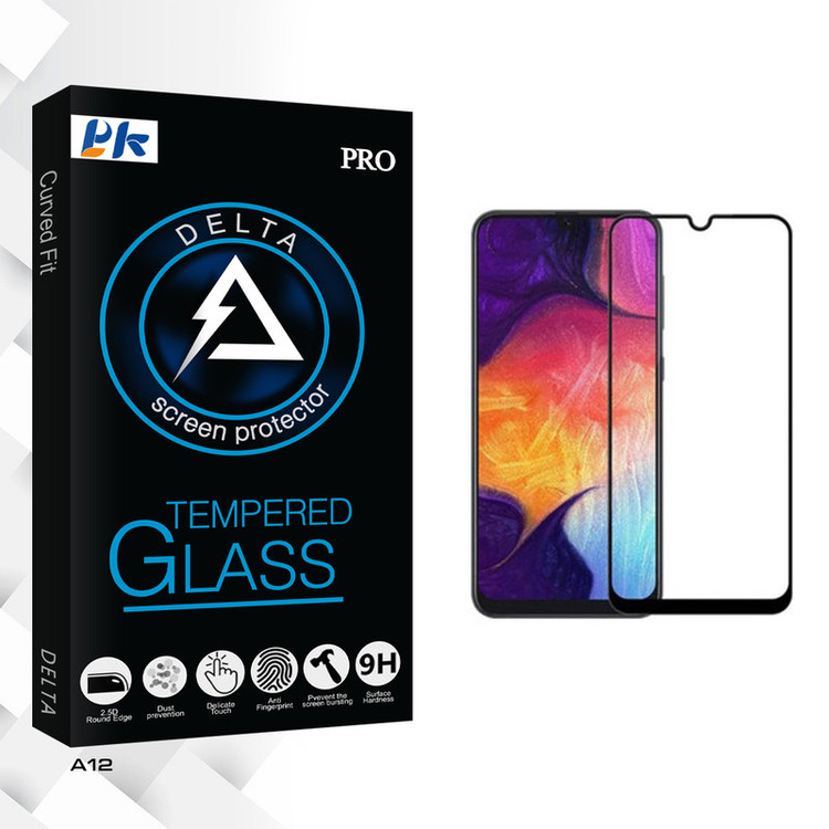محافظ صفحه نمایش پی کی مدل Delta Glass مناسب برای گوشی موبایل سامسونگ Galaxy A12