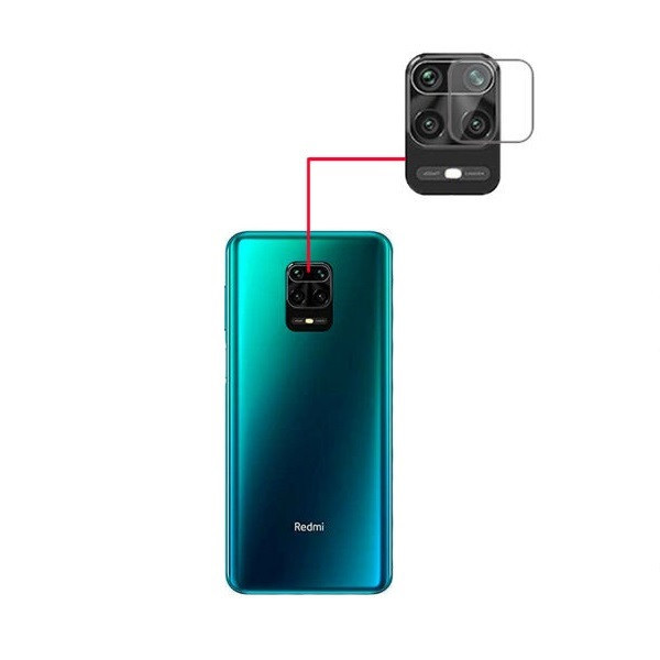 محافظ صفحه نمایش مات روبیکس مدل CR-Note9pro مناسب برای گوشی موبایل شیائومی Redmi Note 9pro به همراه محافظ لنز دوربین ومحافظ پشت گوشی