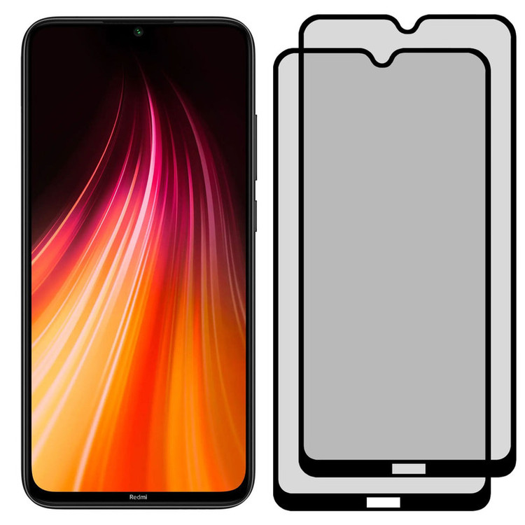 محافظ صفحه نمایش حریم شخصی مدل PRV مناسب برای گوشی موبایل شیائومی Redmi Note 8 بسته دو عددی