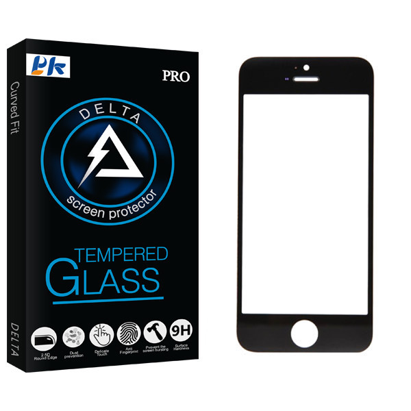 محافظ صفحه نمایش سرامیکی پی کی مدل Delta Glass مناسب برای گوشی موبایل اپل Iphone 5