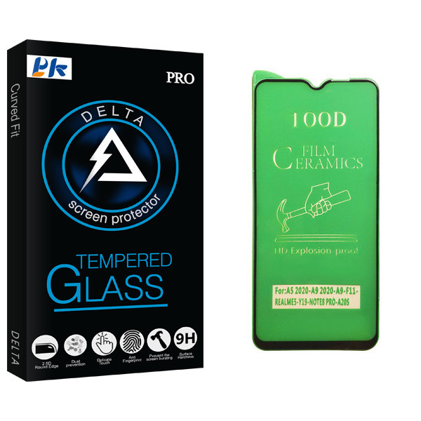 محافظ صفحه نمایش سرامیکی پی کی مدل Delta Glass مناسب برای گوشی موبایل شیائومی Redmi Note 8 Pro