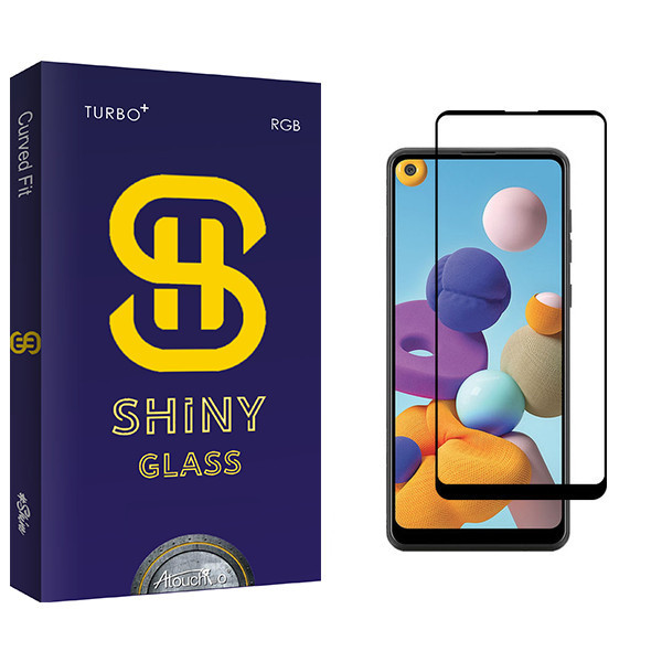 محافظ صفحه نمایش آتوچبو مدل Shiny Glass مناسب برای گوشی موبایل سامسونگ Galaxy A21