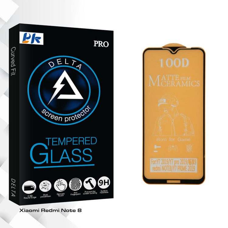 محافظ صفحه نمایش مات پی کی مدل Delta Glass مناسب برای گوشی موبایل شیائومی Redmi Note 8