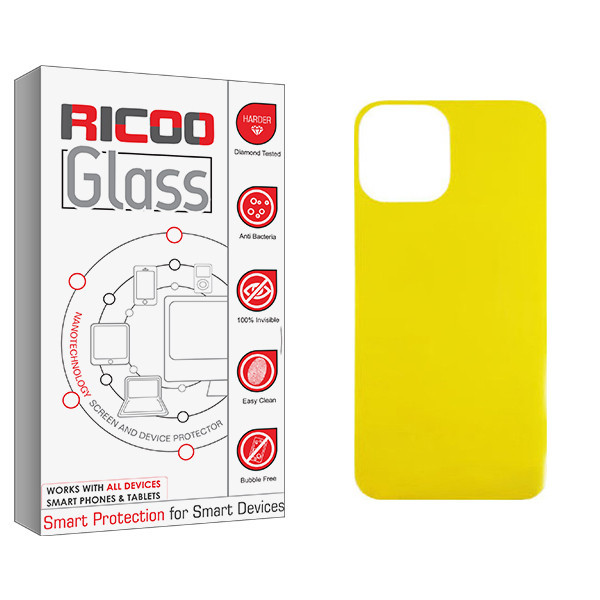 محافظ پشت گوشی ریکو مدل Ricoo Glass FLL مناسب برای گوشی موبایل اپل iPhone 13 ProMax